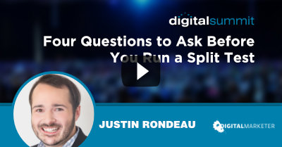 Split Run Edition Example Four Questions to Ask Before You Run a Split Test | Digital Summit