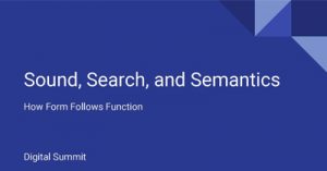 Sound-Search-and-Semantics