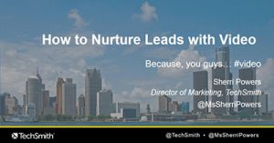 how-to-nurture-leads-with-video-detroit-2017